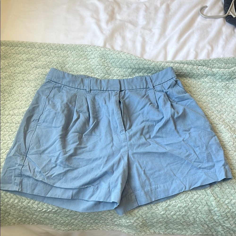 Old Navy Blue Bermuda Shorts Elastic Waist